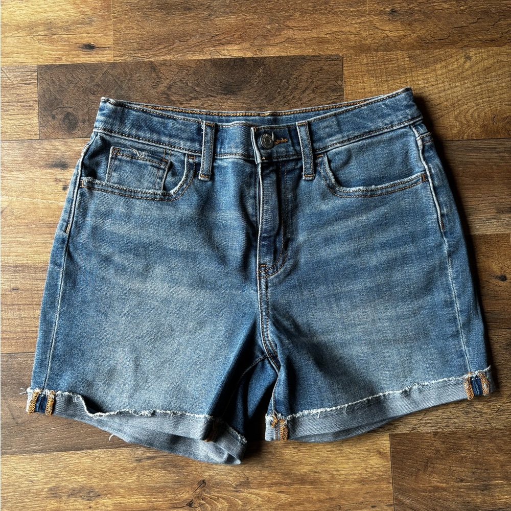 Old Navy High Rise Built In Tough Jean Shorts